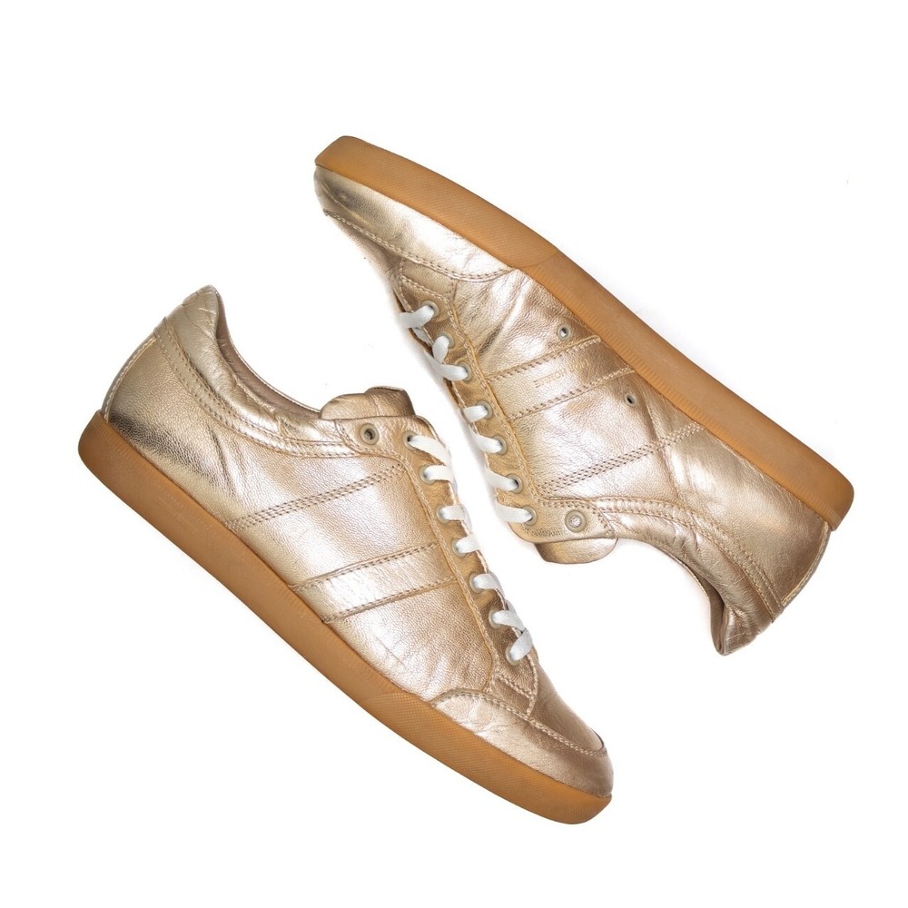 RARE VTG Dior B16 by‎ Hedi Slimane collector Gold Sneaker Size US 10 - Picture 2 of 14